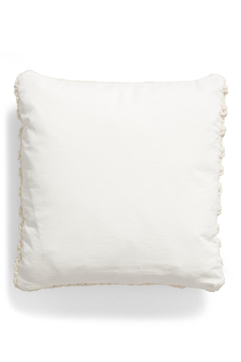 Chunky Knit Accent Pillow, Alternate, color, IVORY