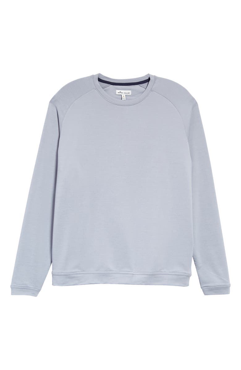 Peter Millar Cradle Crewneck Long Sleeve Performance Shirt, Alternate, color, 