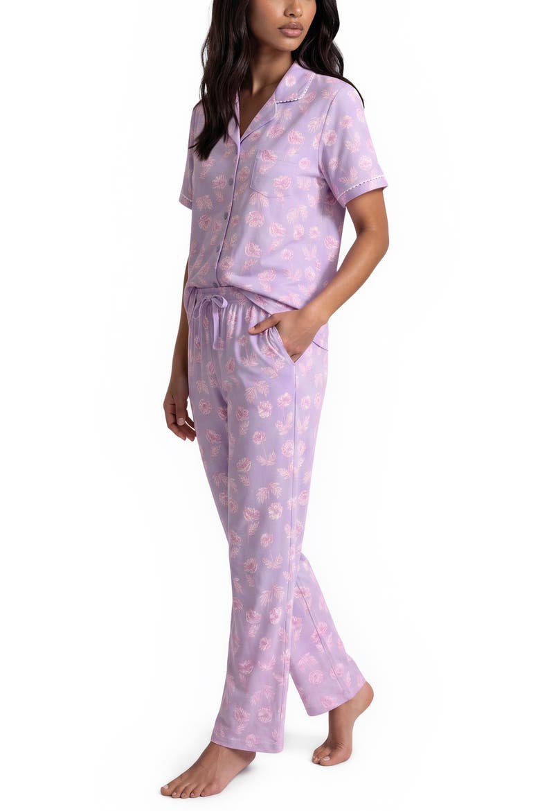 3-Piece Notch Pajama Set, Alternate, color, BLUE