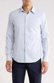 Bonobos Long Sleeve Slim Fit Button Front Performance Shirt