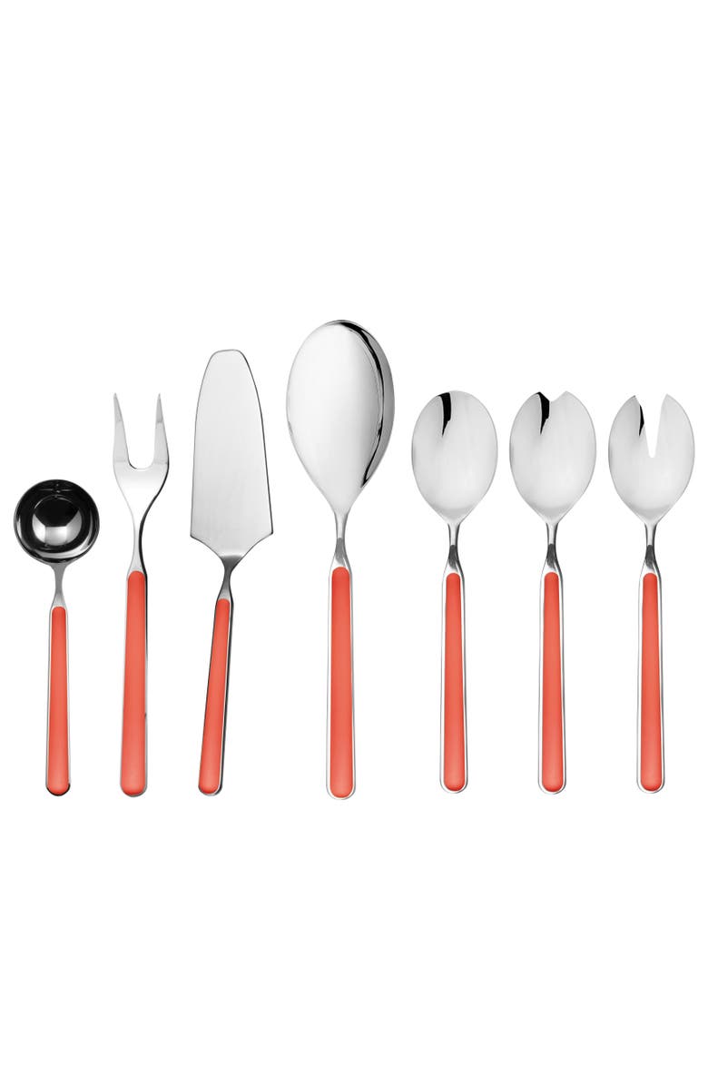 Mepra Fantasia Serving Set - 7 Pieces, Main, color, New Coral