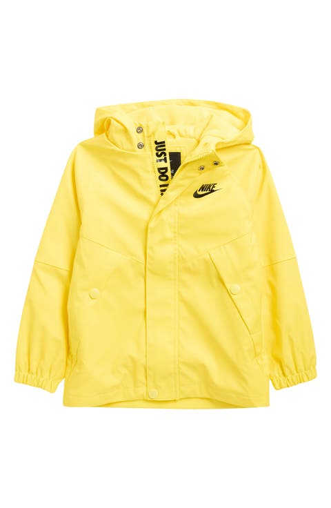 Kids' Hooded Fleece Lined Rain Jacket (Little Kid)