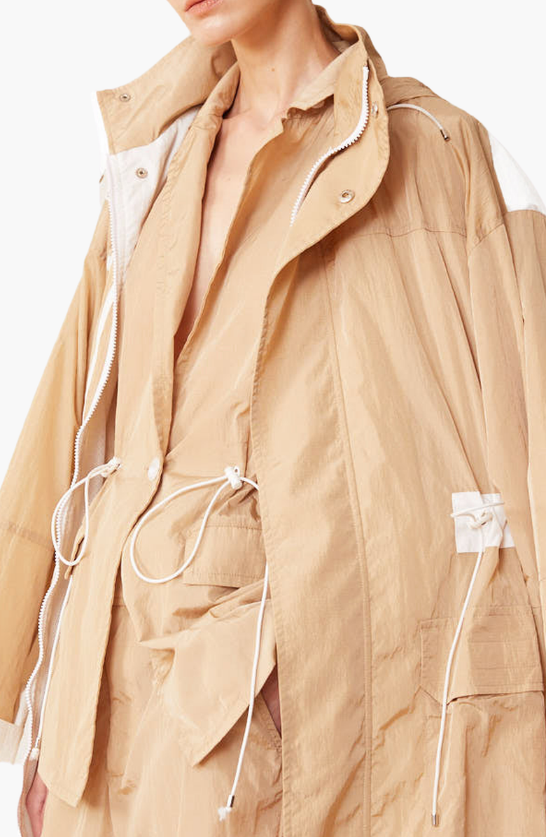 CAALO Parachute Water Resistant Anorak, Alternate, color, Light Beige