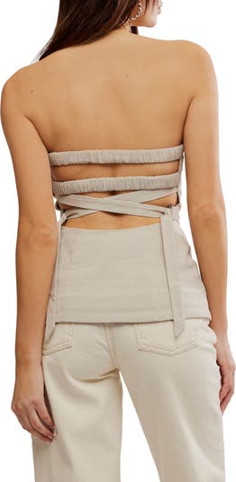 Lora Cotton Blend Tube Top