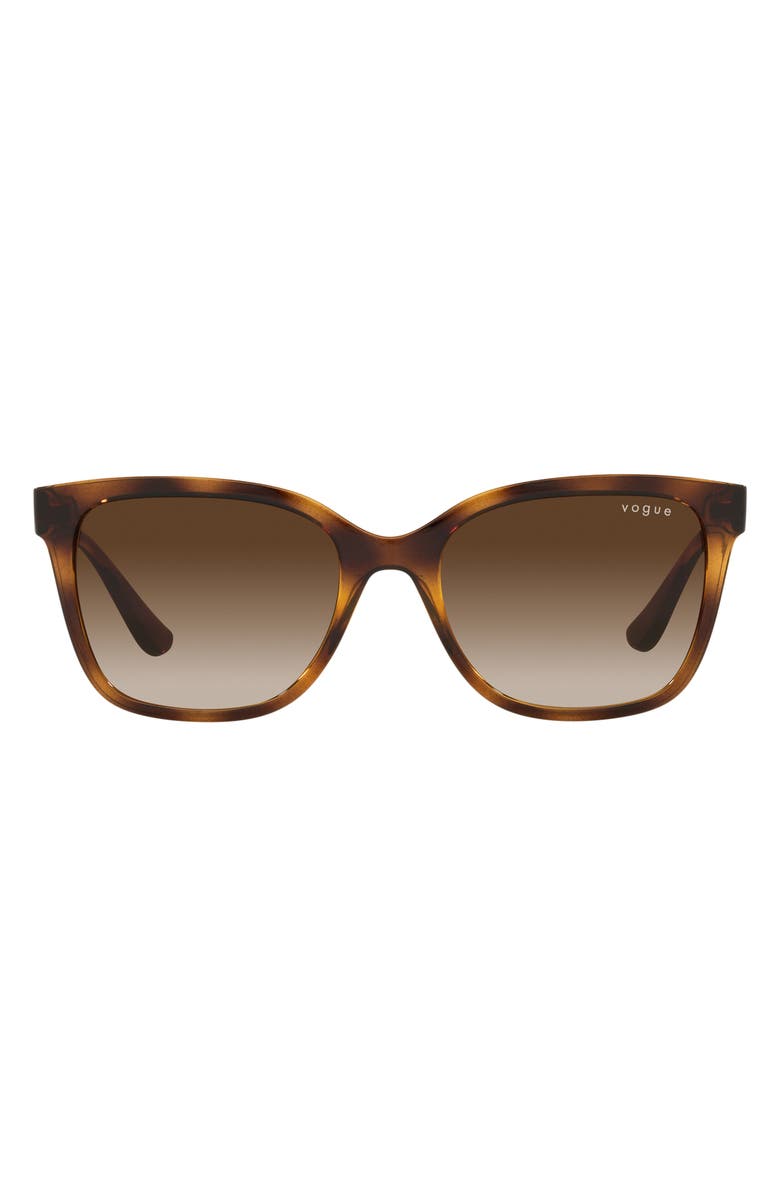 VOGUE 54mm Gradient Pillow Sunglasses, Main, color,