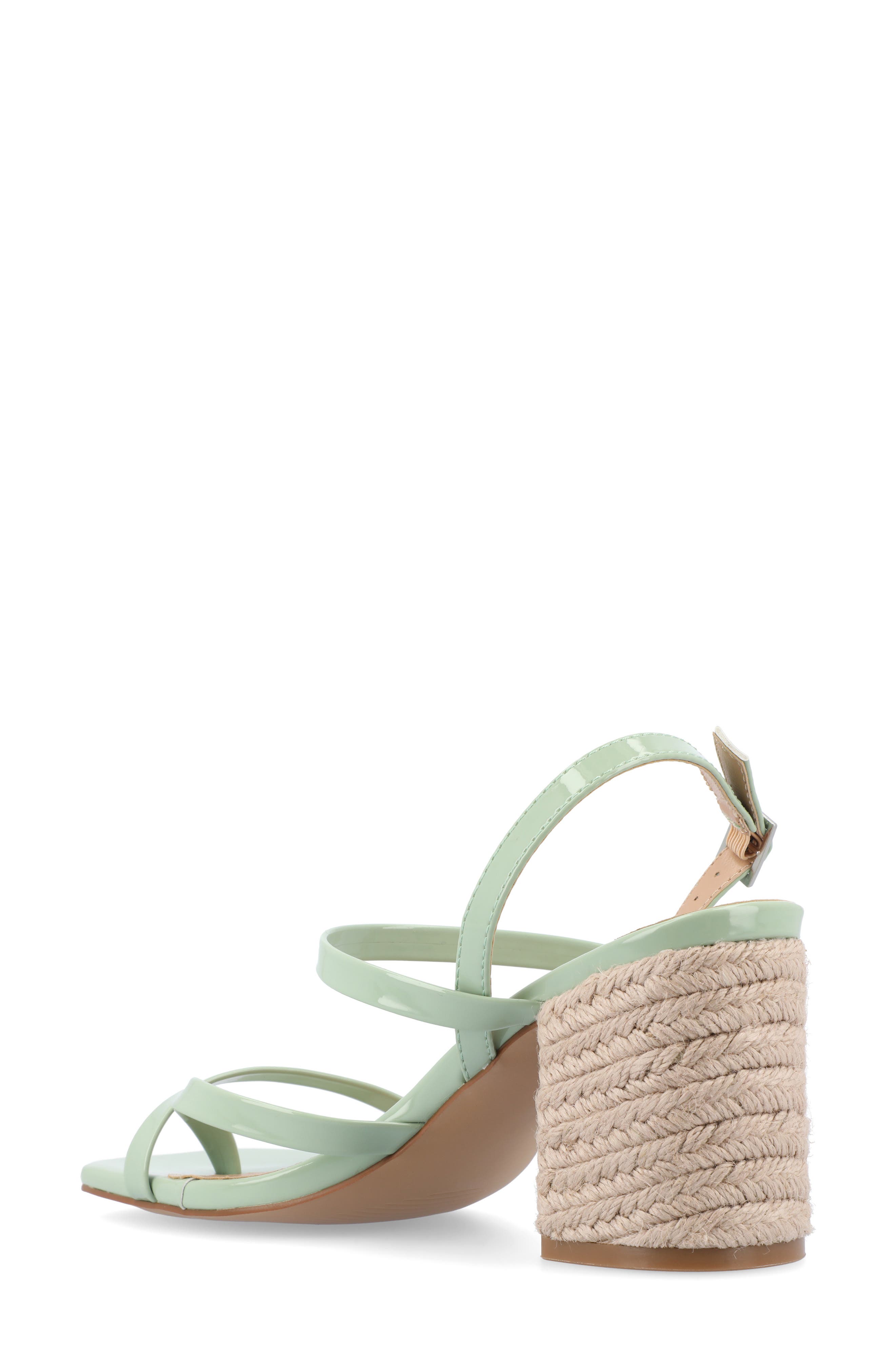 Olivina Jute Block Heel Slingback Sandal, Alternate, color, SAGE
