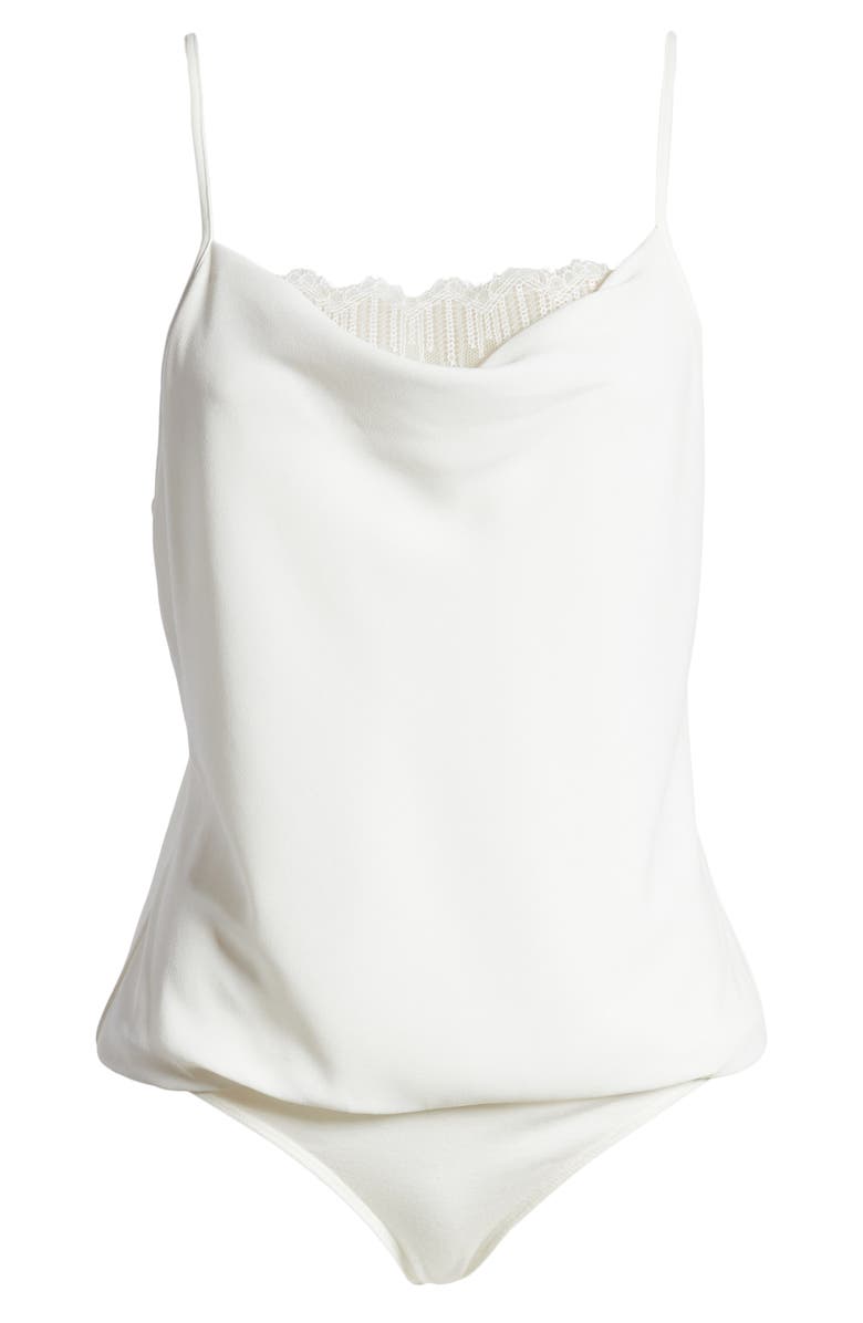 Bailey 44 Meghan Cowl Neck Bodysuit, Alternate, color, Eggshell