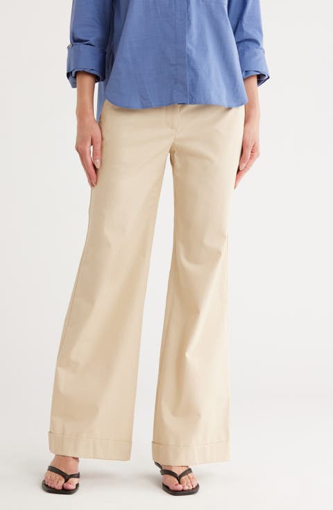 Howard Cuffed Wide Leg Pants
