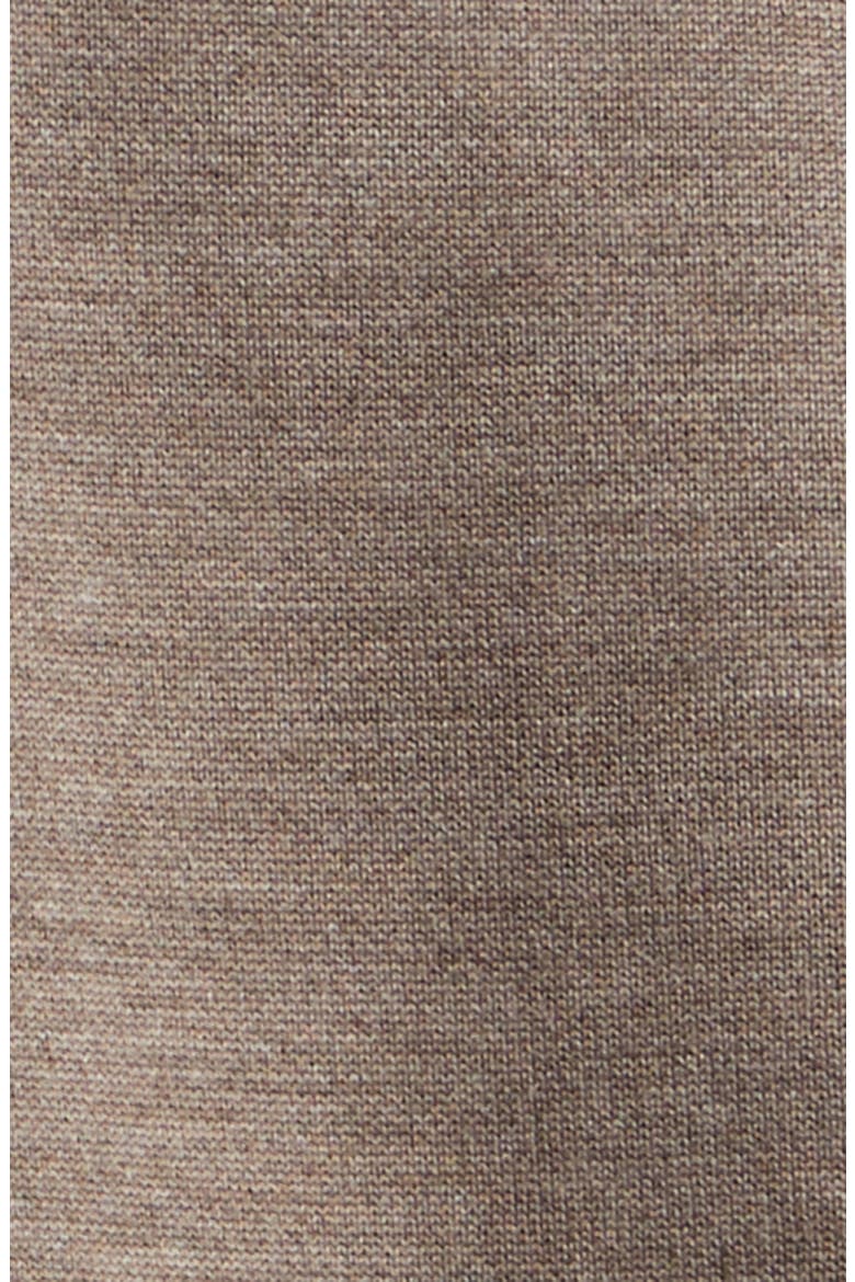 Oversize Double Knit Wool Quarter Zip Sweater, Alternate, color, 2185 MILK CHOCOLATE
