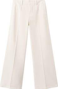 MANGO Mid Rise Wide Leg Trouser Jeans