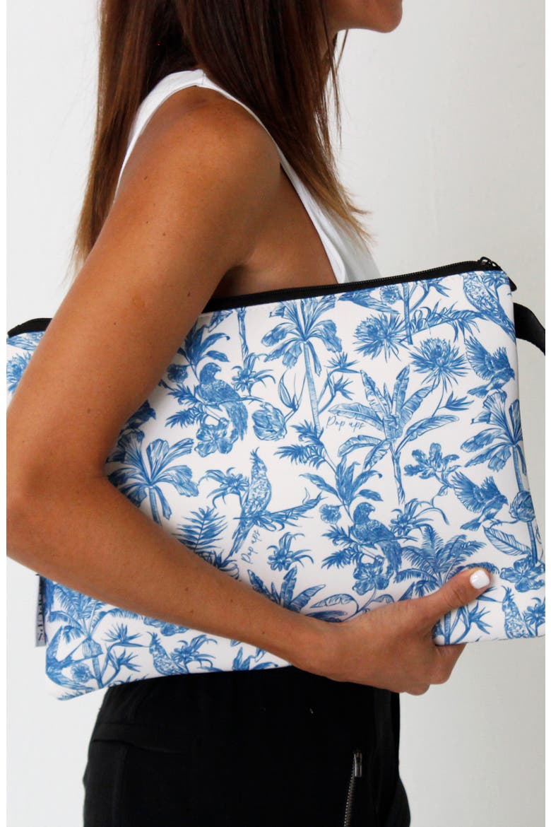 Water Resistant Laptop Sleeve, Alternate, color, BLUE PRINT