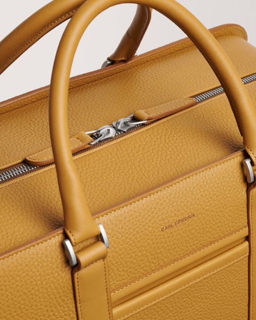 Carl Friedrik Palissy Duffle Bag In Mustard Yellow