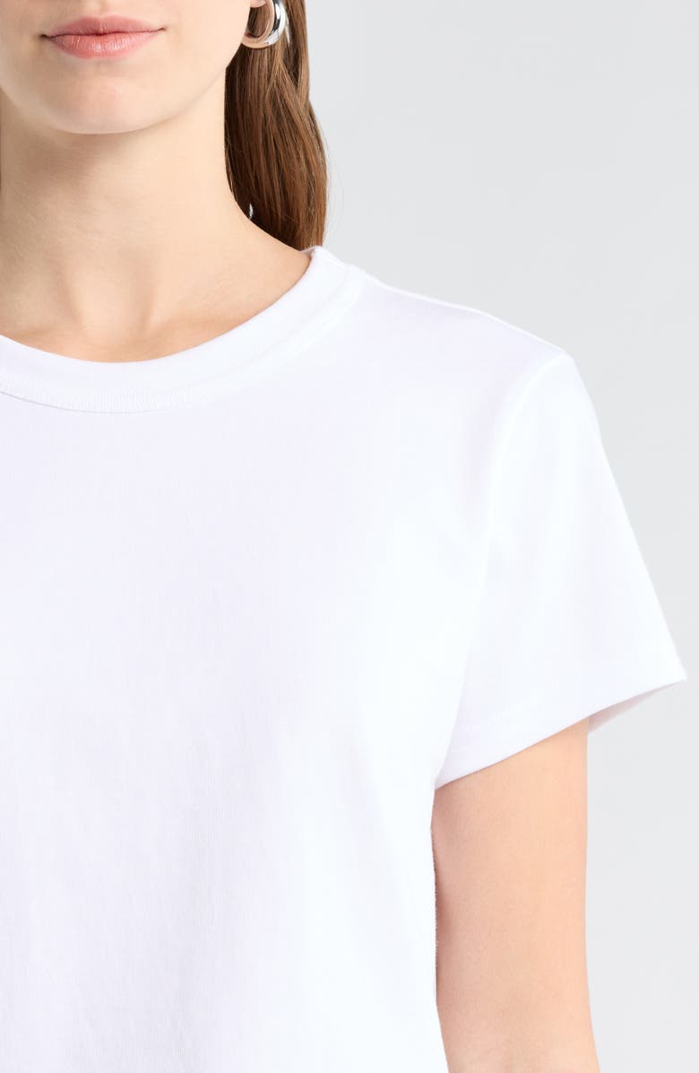 Rails Crewneck Cotton T-Shirt, Alternate, color, White