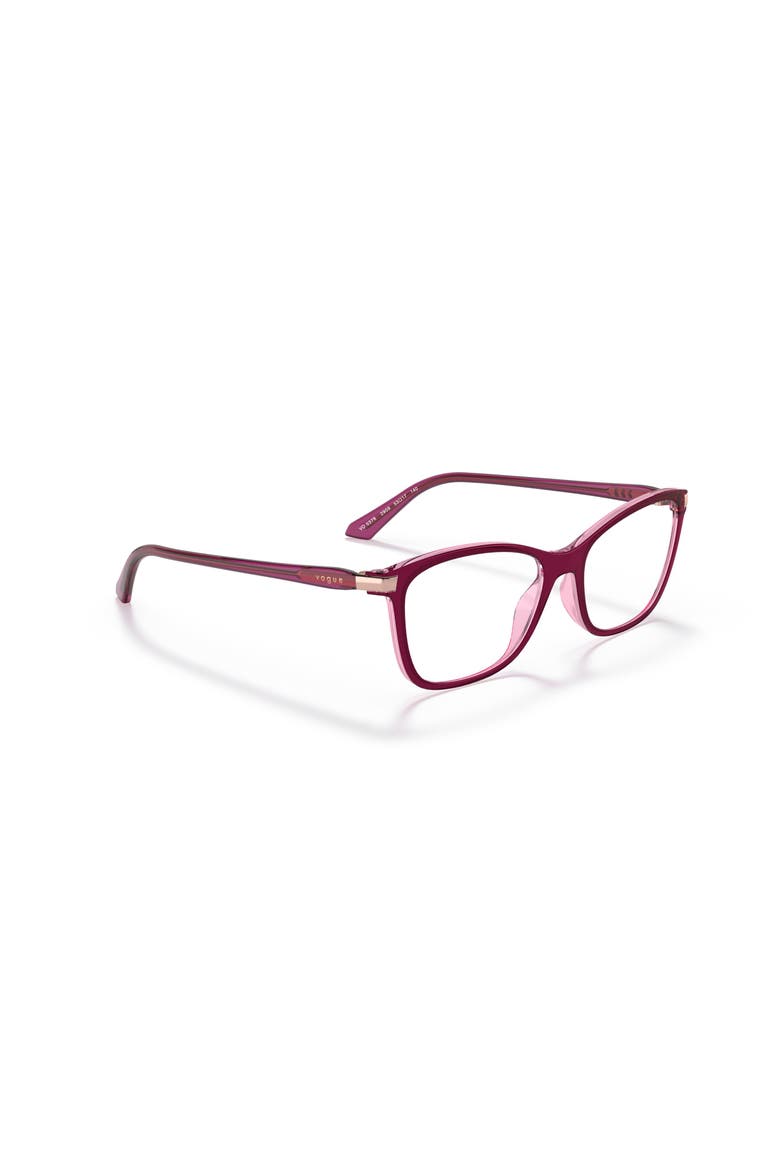 53mm Rectangle optical glasses, Alternate, color, Violet