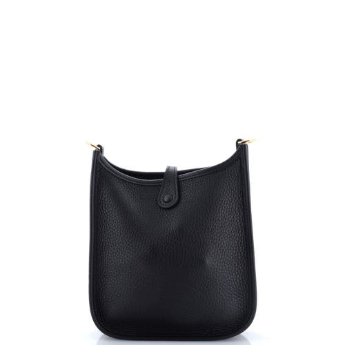 Pre-owned Hermes Hermes Evelyne Bag Gen Iii Clemence Tpm In Black