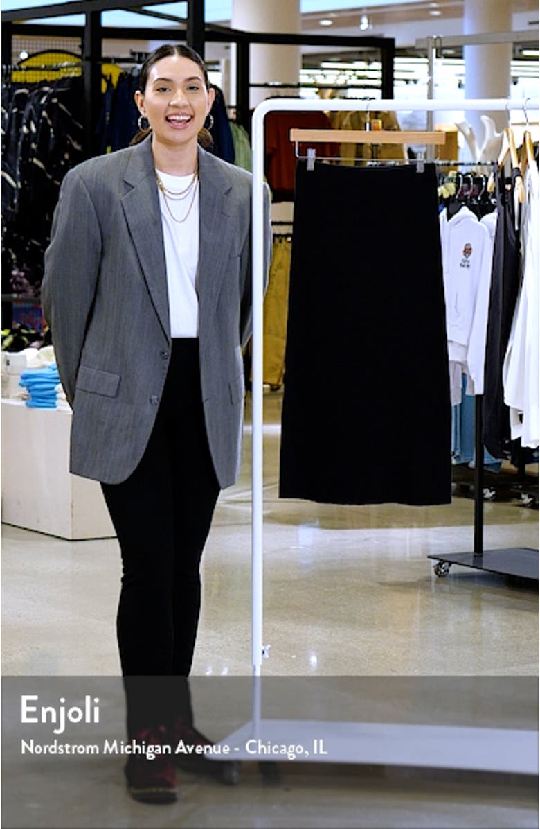 Ribbed Midi Skirt, sales video thumbnail