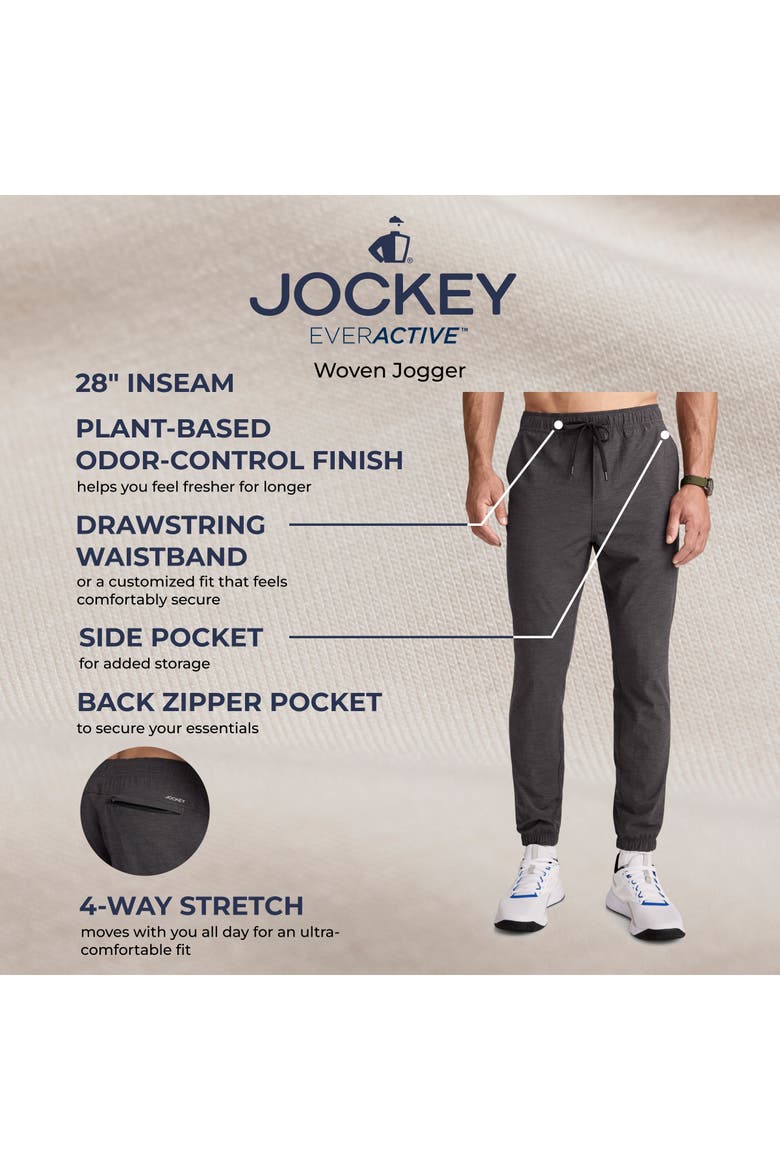 Men's EverActive Woven Jogger, Alternate, color, Jockey Blue