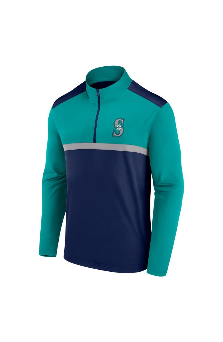 FANATICS Men's Fanatics Navy Seattle Mariners Unstoppable Quarter-Zip Top, Alternate, color, Navy