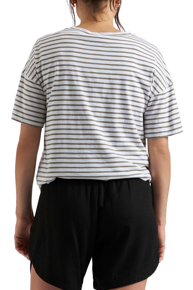 Claudette Nursing Tee, Alternate, color, WHITE INK