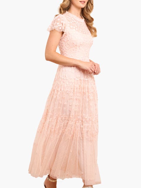 Clover Short Sleeve Ankle Gown