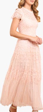 Needle & Thread Clover Short Sleeve Ankle Gown