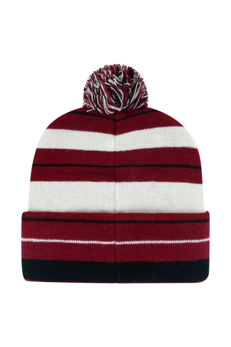 Men's '47 Cardinal Arizona Cardinals Powerline Cuffed Knit Hat with Pom, Alternate, color, Cardinal