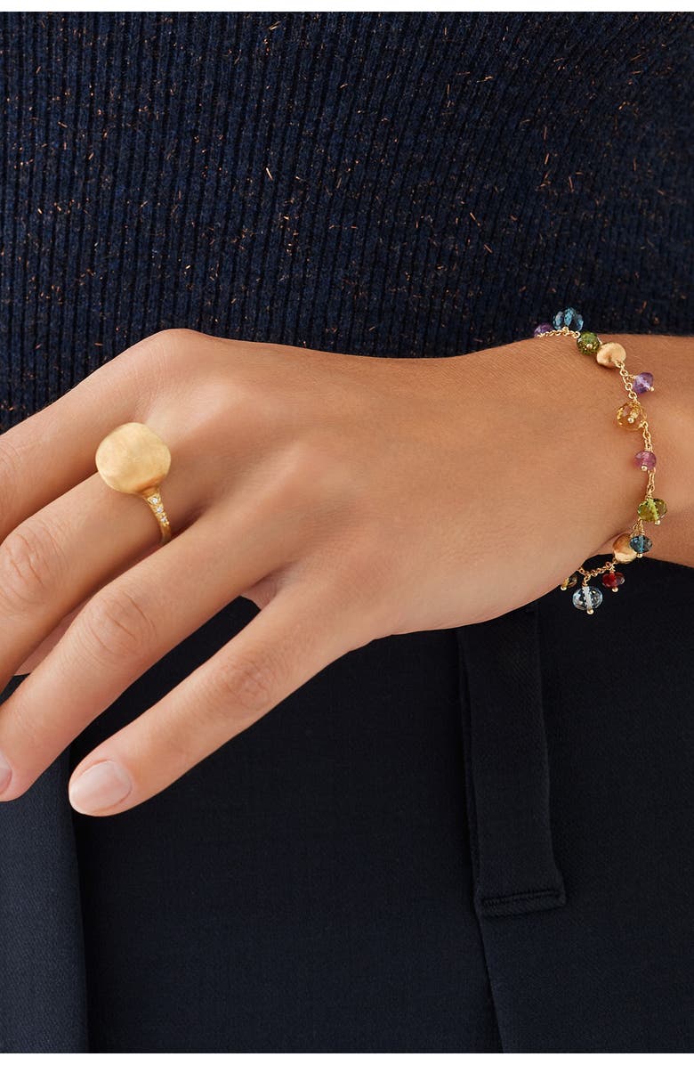 Marco Bicego Africa Charm Bracelet, Alternate, color, 