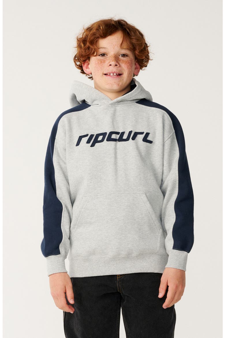 Kids' Archive Graphic Hoodie, Main, color, GREY MARLE