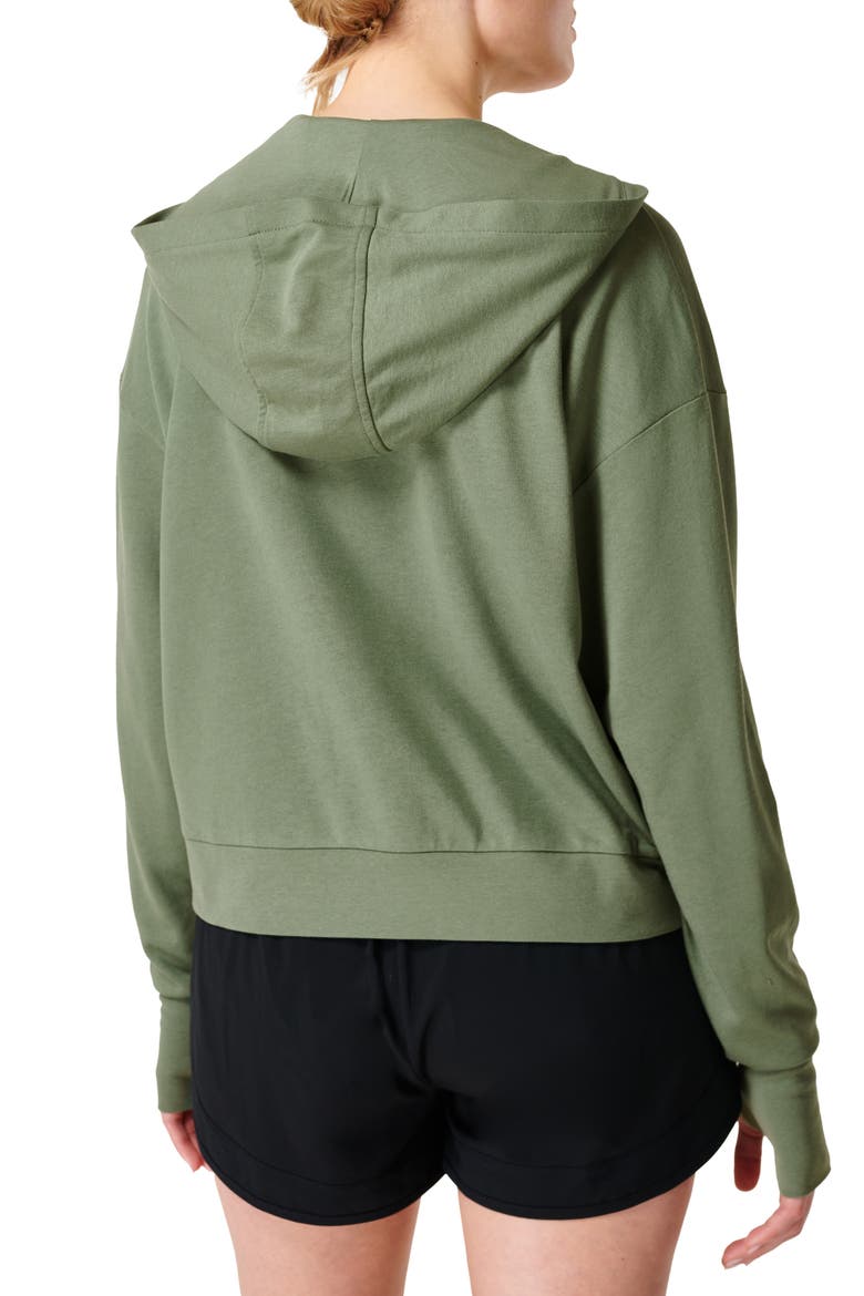 Women's After Class Relaxed Hoodie, Alternate, color, HEATH GREEN