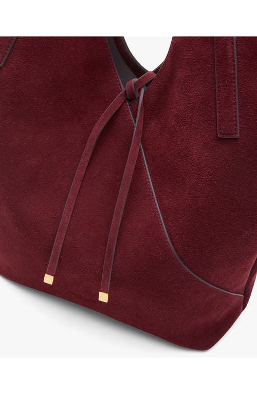 Rag & Bone Alix Suede Tote In Burgundy
