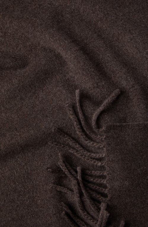 Brunello Cucinelli Fringe Cashmere Scarf In Brown