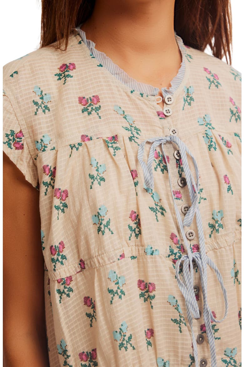 Sundown Print Tunic Dress, Alternate, color, IVORY COMBO