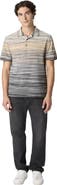 Missoni Short Sleeve Polo With Flame Knit