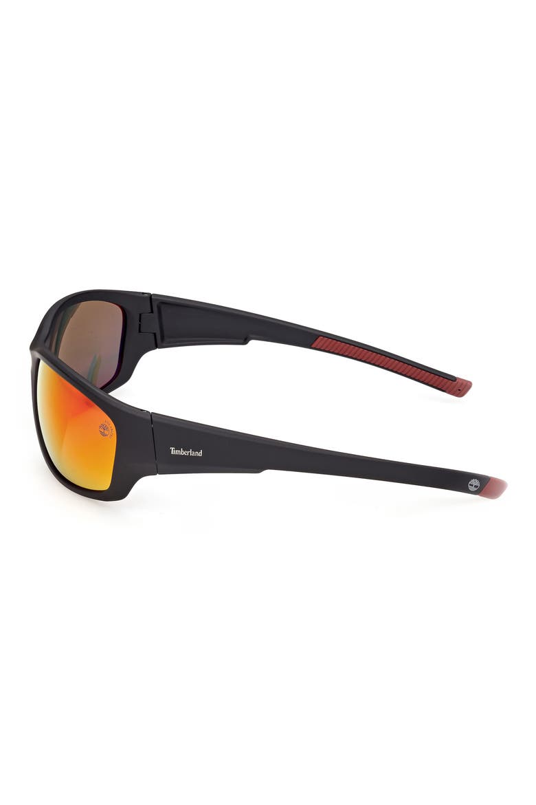 67mm Sunglasses, Alternate, color, MATTE BLACK / SMOKE POLARIZED