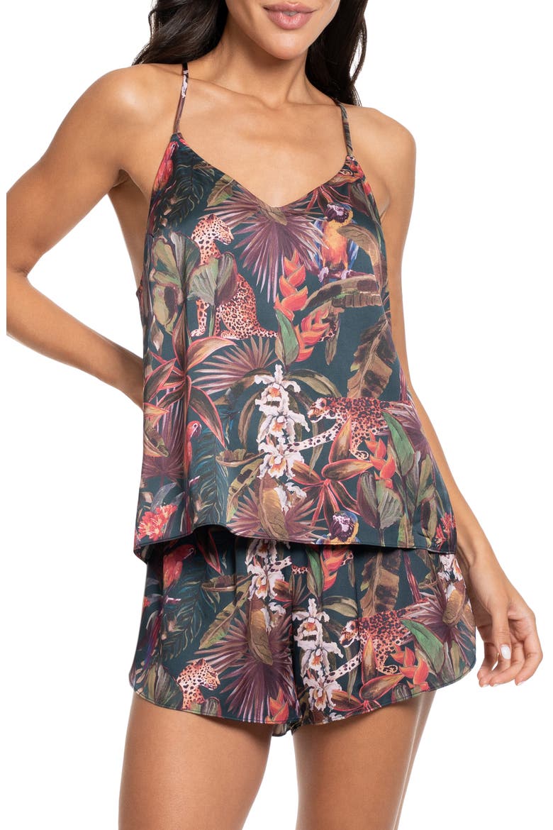 Print Short Pajamas, Main, color, NAVY