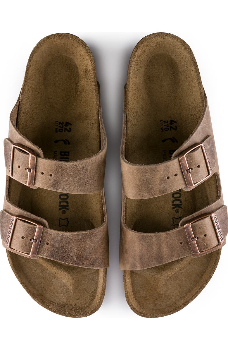 Birkenstock Arizona Sandal, Alternate, color, Tobacco Brown Oiled