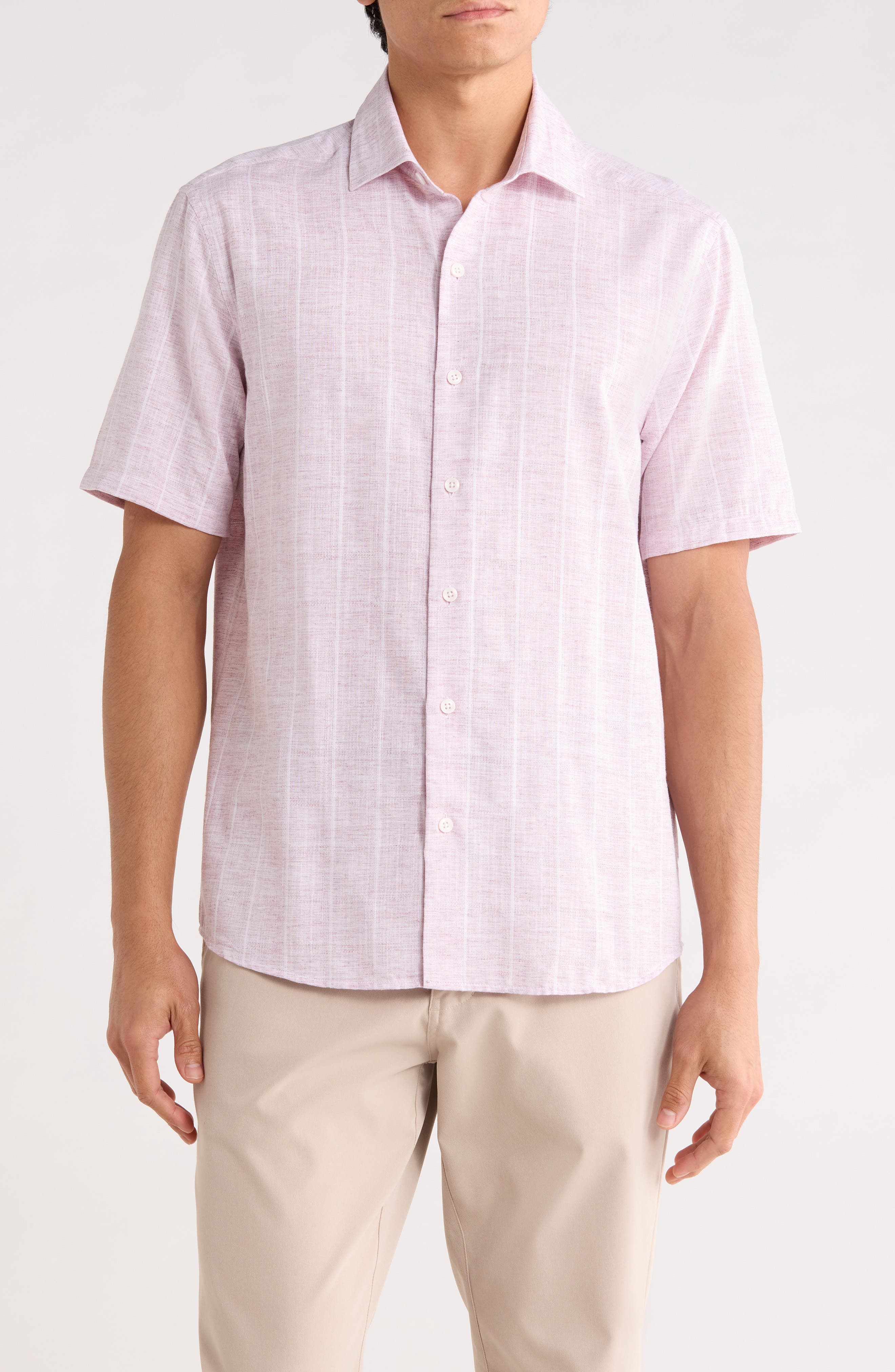 Robert Barakett Maderio Short Sleeve Woven Shirt