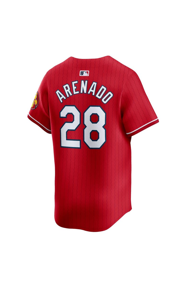Nike Men's Nike Nolan Arenado Red St. Louis Cardinals 2024 City Connect Limited Player Jersey, Alternate, color, Red