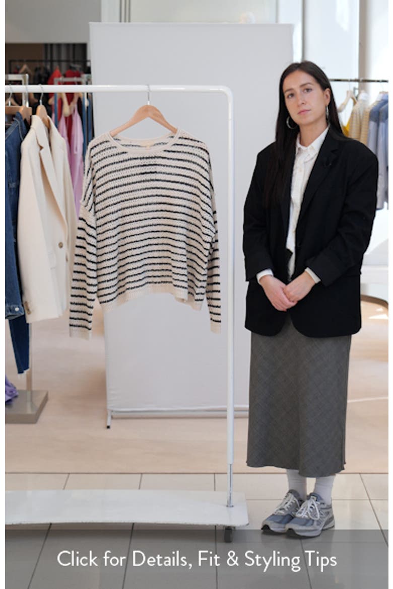 Stripe Crochet Sweater video