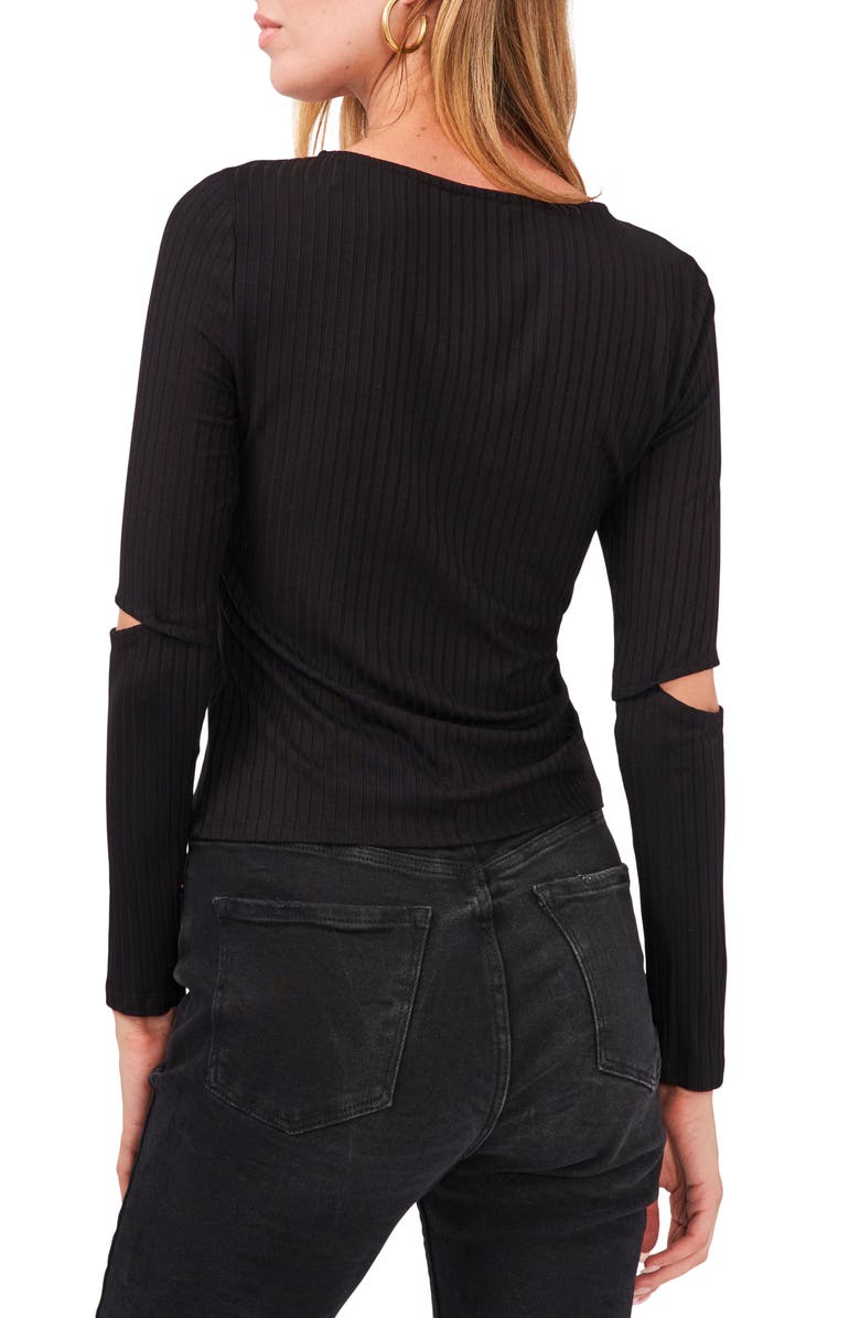 1.STATE Long Sleeve Cutout Top, Alternate, color, 