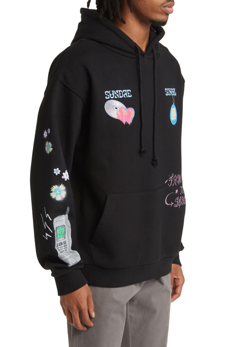 SUNDAE SCHOOL From Seed to Seoul Cotton Graphic Hoodie, Alternate, color, 