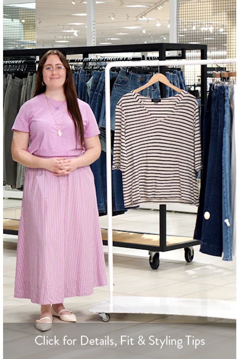 Dolce Stripe Notch Top video