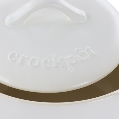 Crock-pot Crock Pot Artisan 2.3 Quart Round Stoneware Casserole With Lid In White In White