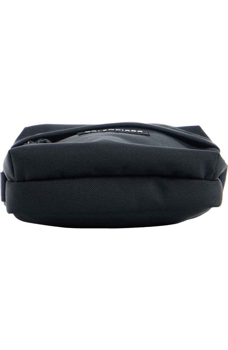 Balenciaga Explorer Canvas Crossbody Pouch, Alternate, color, 1000 Black