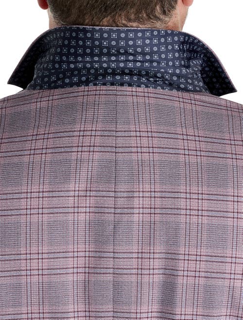 Oak Hill By Dxl Big & Tall  Springtime Windowpane Sport Coat