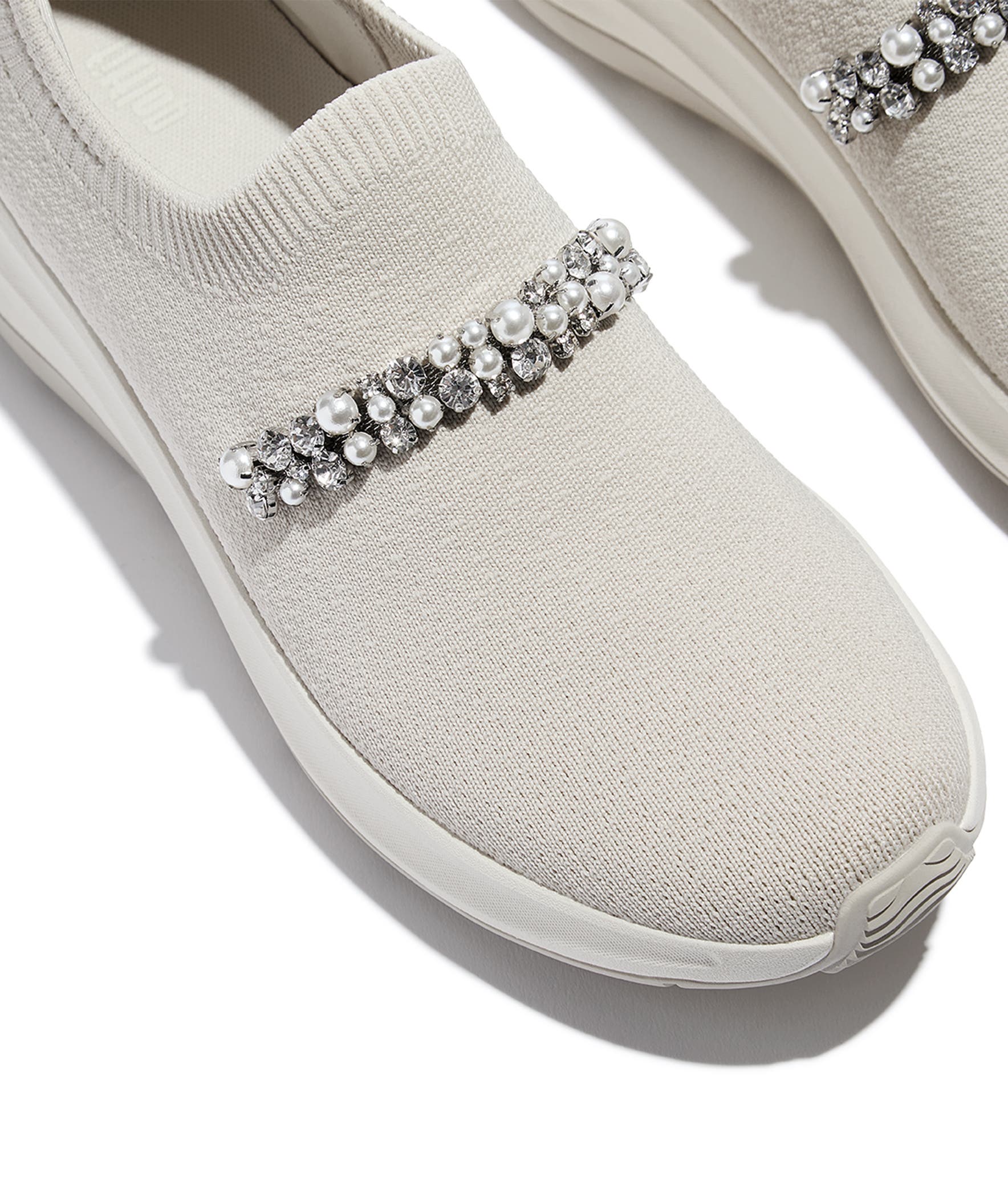 FitFlop F-Mode Flow P Slip On Sneaker, Alternate, color, Paris Beige