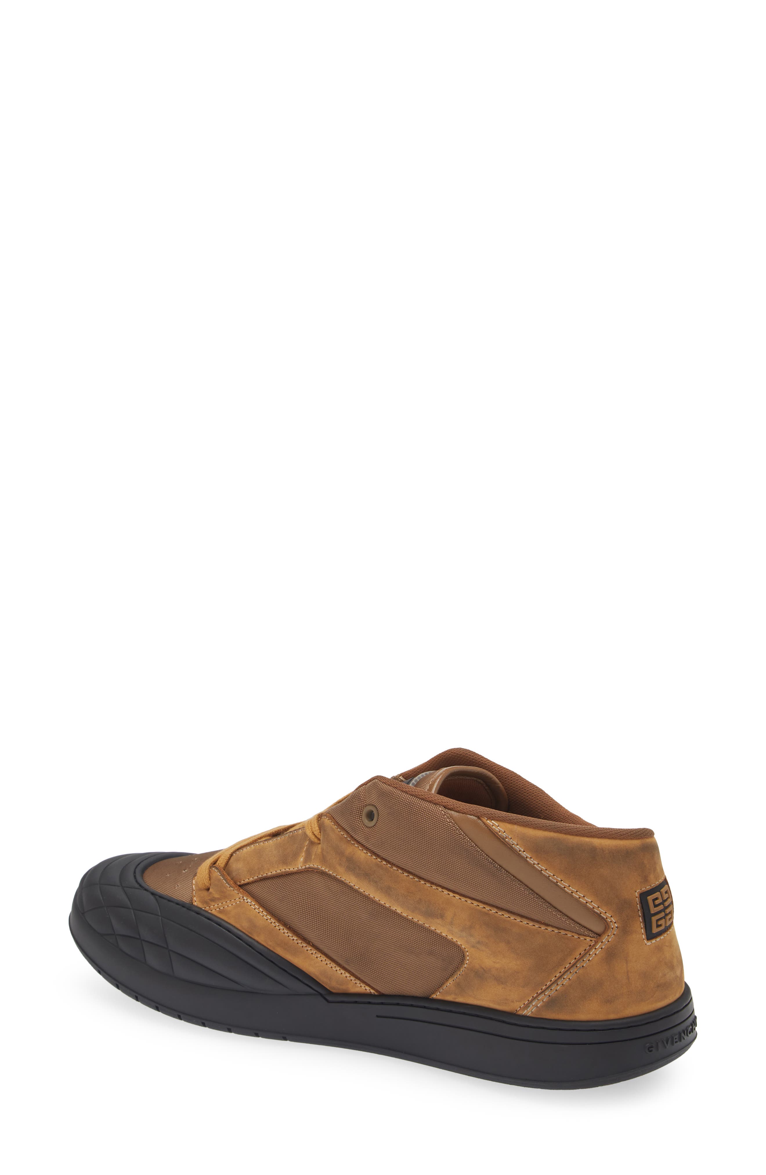 Givenchy Show Line Mid Top Skate Sneaker, Alternate, color, Beige