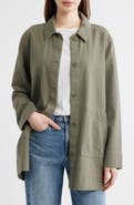 Eileen Fisher Organic Cotton Chore Jacket