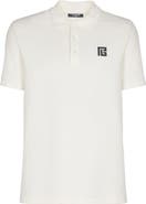 Balmain Embroidered cotton polo