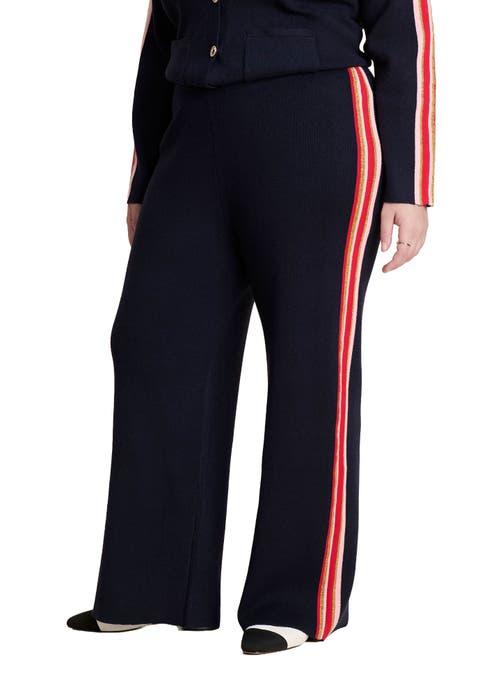 Side Stripe Sweater Pant (Plus)